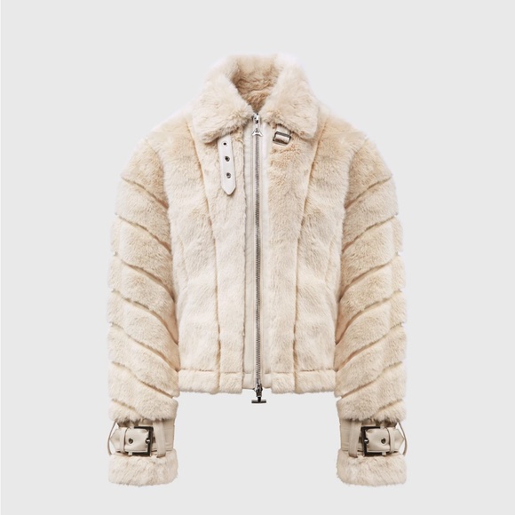 Maniere De Voir Jackets & Blazers - Manièr De Voir ripped plush jacket size S/M brand new